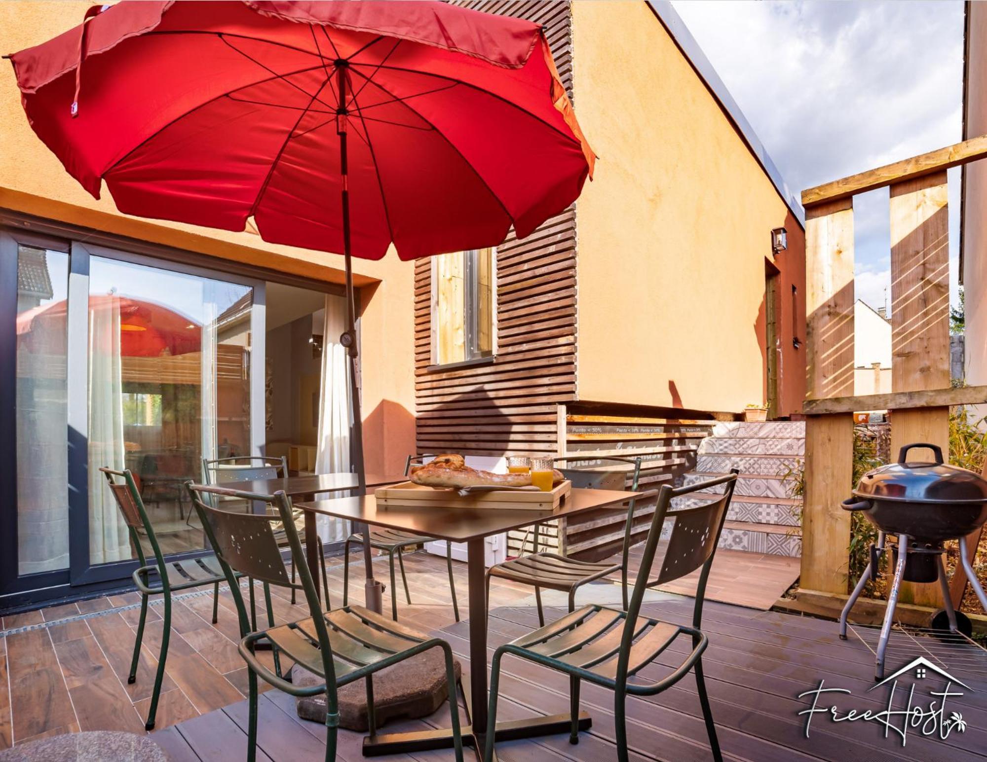 Marvel House - Disneyland 5Min, Private Parking, Terrace มานี-เลอ-องเกรอ ภายนอก รูปภาพ